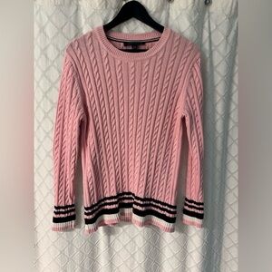 Tommy Hilfiger Light Pink Ribbed Sweater